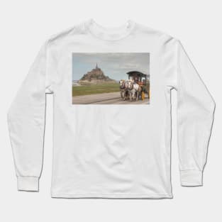 Mont Saint Michel & the Hippomobile Long Sleeve T-Shirt